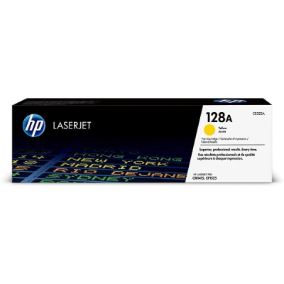 HP 128A (CE322A) - Jaune - Original